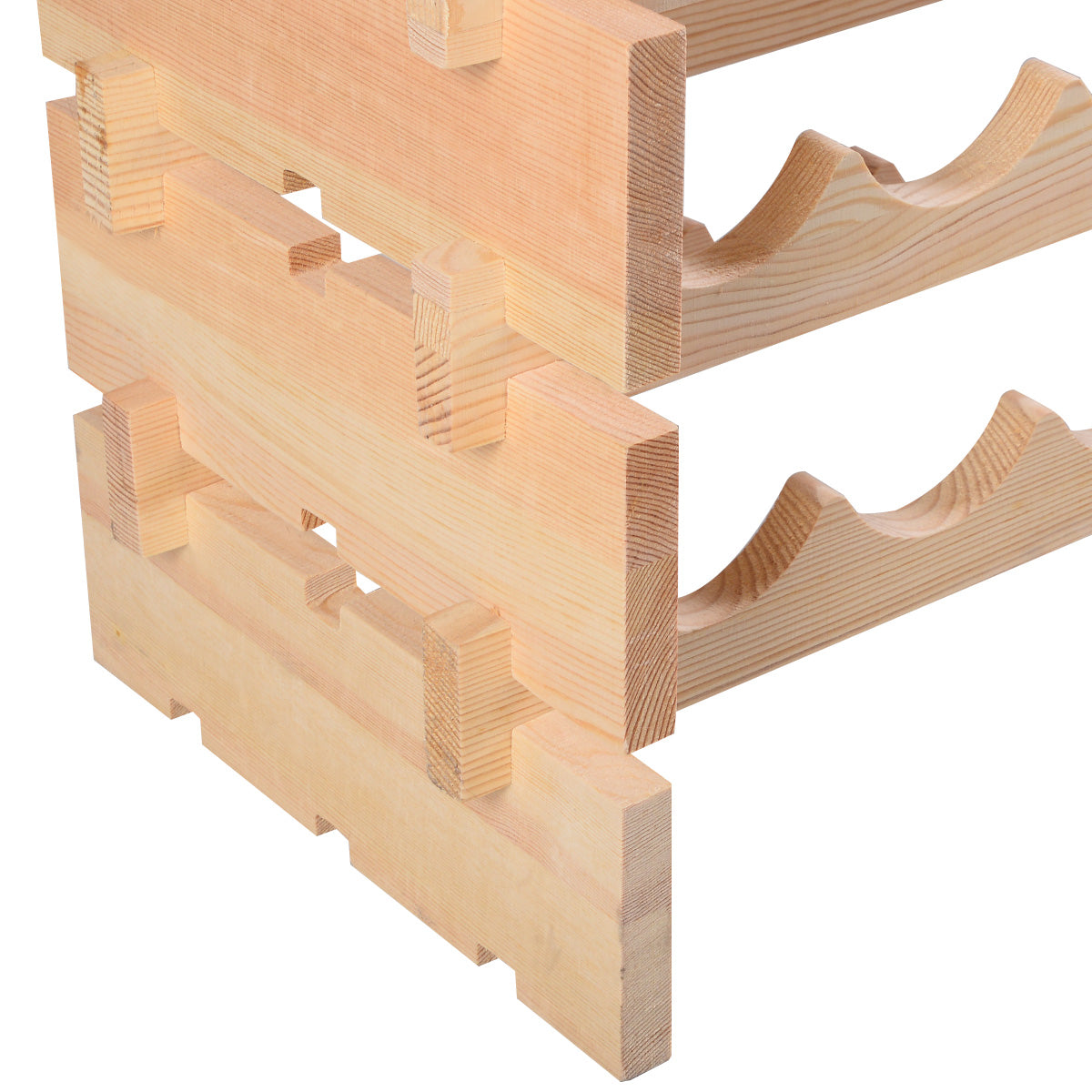 Weinregal, Flaschenregal, Weinregal holz, Weinständer 72 Flaschen Holzregal Weinschrank, Costway, 5