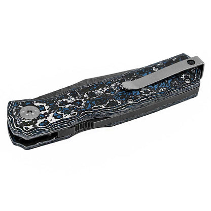 Maserin Power 502 – Limitiertes Gentleman-Klappmesser aus Magnacore-Damaststahl mit Fatcarbon®-Griff