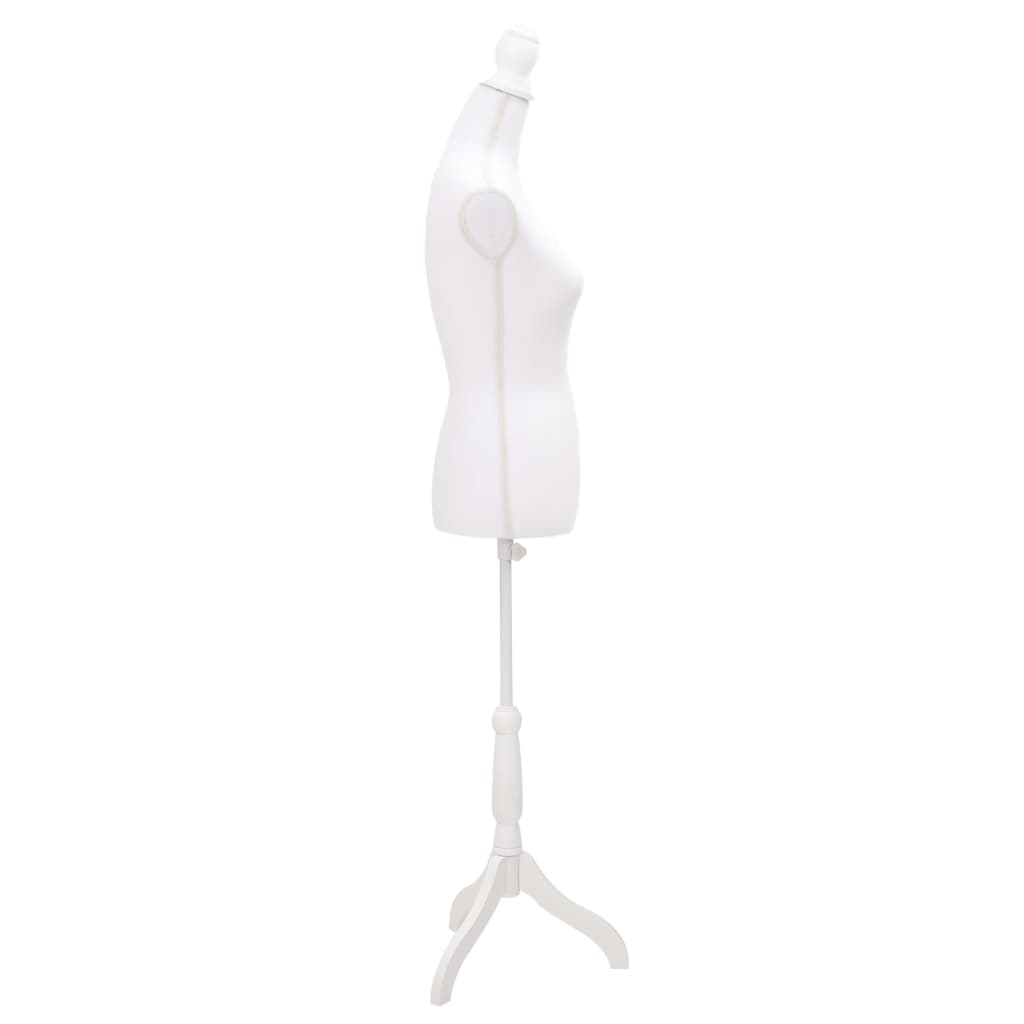 Damenbüste Schneiderpuppe Torso Weiß, vidaXL, 3