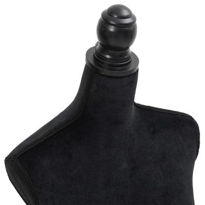 Damenbüste Schneiderpuppe Büste Torso Angezogen Mannequin Schwarz, vidaXL, 5
