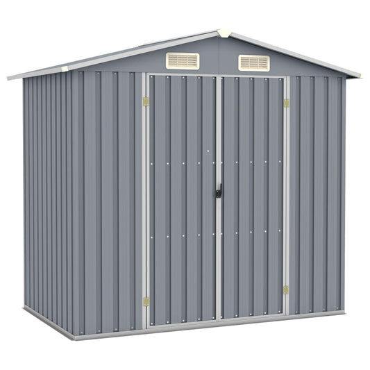 Geräteschuppen, Gartenschrank Wetterfest, Gerätehaus, Gerätehaus metall, Outdoor schrank, Verzinkter Stahl, vidaXL, 1
