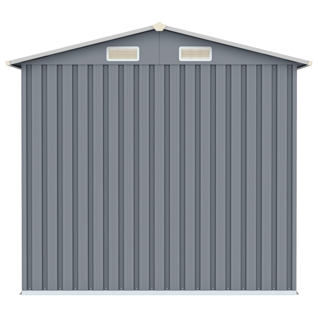Geräteschuppen, Gartenschrank Wetterfest, Gerätehaus, Gerätehaus metall, Outdoor schrank, Verzinkter Stahl, vidaXL, 3