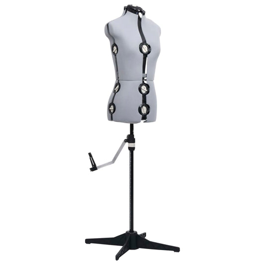 Schneiderpuppe Verstellbar Weiblich Grau S Größe 33-40, vidaXL, 2