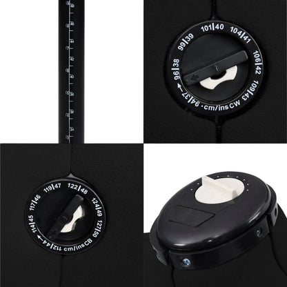 Schneiderpuppe Verstellbar Weiblich Schwarz L Größe 44-50, vidaXL, 6