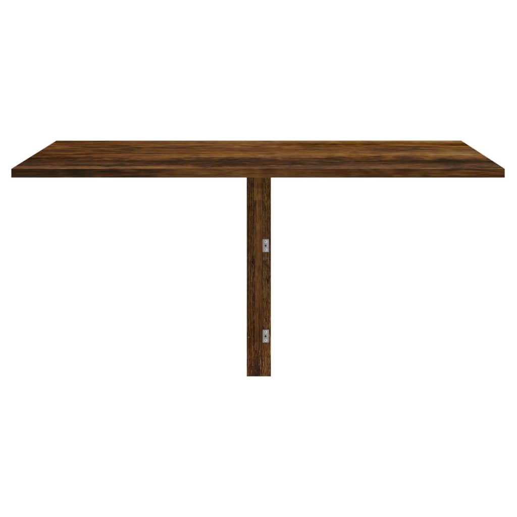 vidaXL – Wandklapptisch aus Holzwerkstoff, 100 × 60 × 56 cm, Räuchereiche