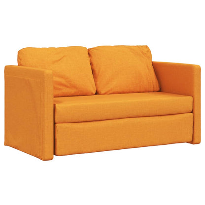 vidaXL – 2-in-1-Bodensofa mit Schlaffunktion, 112 × 174 × 55 cm, Dunkelgelb