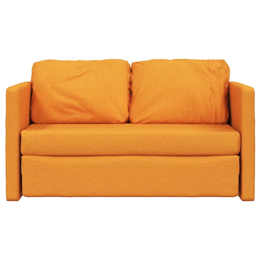 vidaXL – 2-in-1-Bodensofa mit Schlaffunktion, 112 × 174 × 55 cm, Dunkelgelb