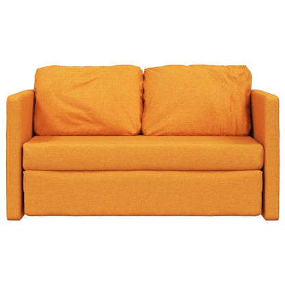 vidaXL – 2-in-1-Bodensofa mit Schlaffunktion, 112 × 174 × 55 cm, Dunkelgelb