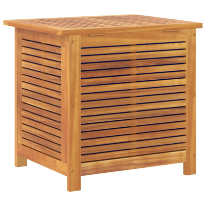 vidaXL Gartenbox mit Lüftungsschlitzen 60x50x56 cm Massivholz Akazie
