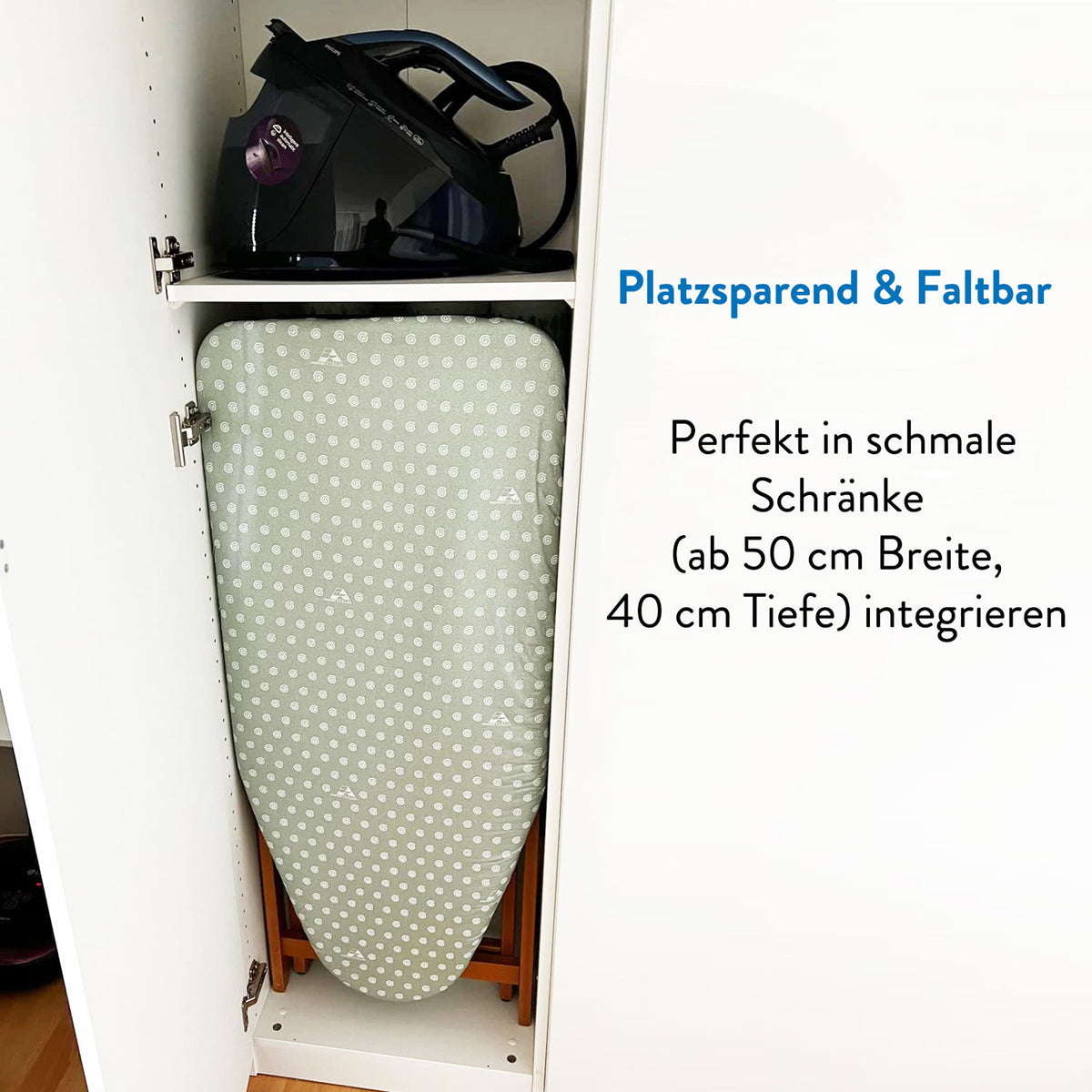 Bügelbrett, Bügelbrett Holz, Klappbar, Bügeltisch, aus  Buche, ARIT STIROLIGHT, 8