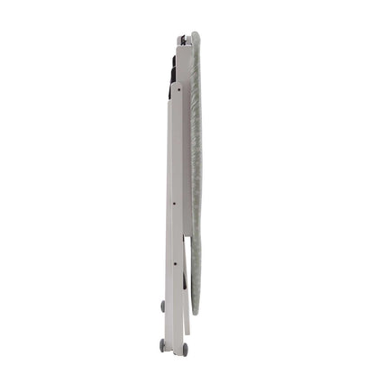 Bügeltisch, Bügeltisch höhenverstellbar: 84-88-91-93 cm, Räder an der Basis, verschiebbarer Bügeleisenhalter, STIROCOMODO, 4