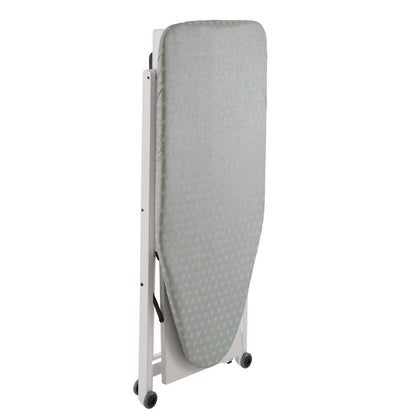 Bügeltisch, Bügeltisch höhenverstellbar: 84-88-91-93 cm, Räder an der Basis, verschiebbarer Bügeleisenhalter, STIROCOMODO, 5
