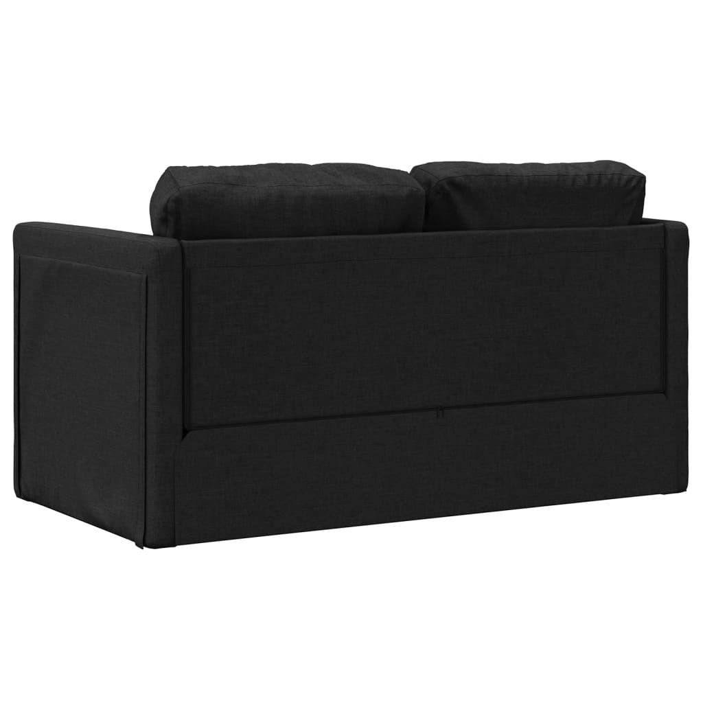 Bodensofa, Boden Sofa, Bodencouch, Bodensofa mit Schlaffunktion, Bodensofa klappbar, Stoff, Schwarz, vidaXL, 6