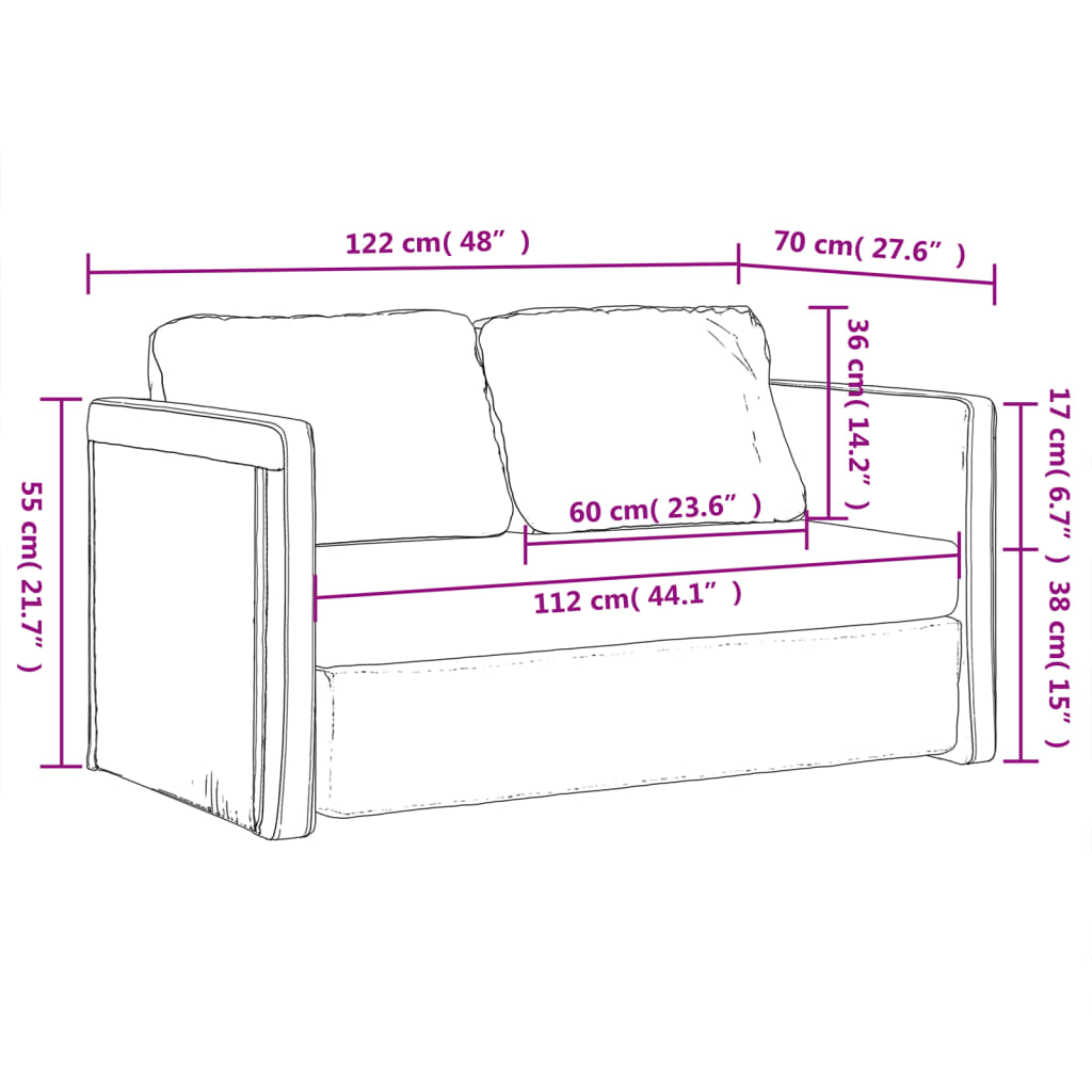 Bodensofa, Boden sofa, Bodencouch, Bodensofa mit Schlaffunktion, Bodensofa klappbar, Samt, Dunkelgrau, vidaXL, 9
