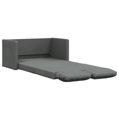 Bodensofa, Boden sofa, Bodencouch, Bodensofa mit Schlaffunktion, Bodensofa klappbar, Stoff, Dunkelgrau, vidaXL, 3