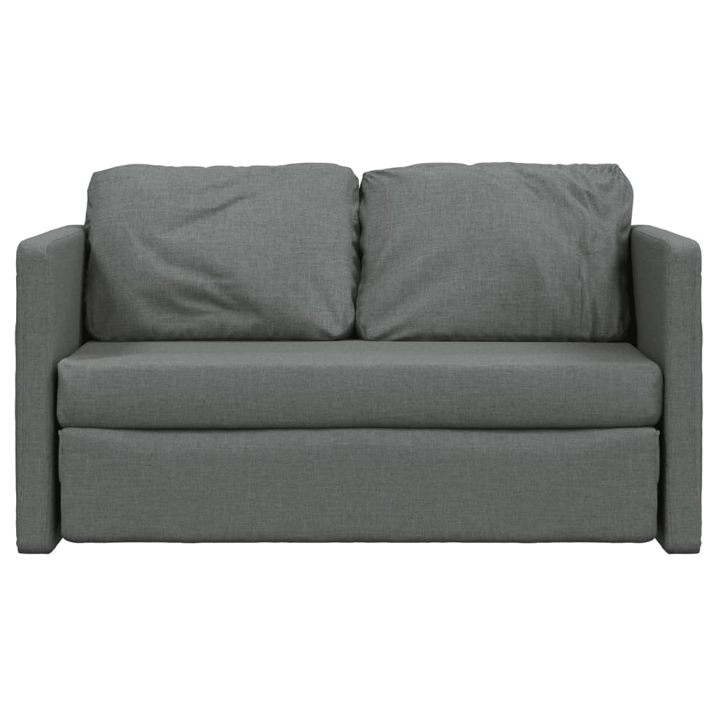 Bodensofa, Boden sofa, Bodencouch, Bodensofa mit Schlaffunktion, Bodensofa klappbar, Stoff, Dunkelgrau, vidaXL, 4