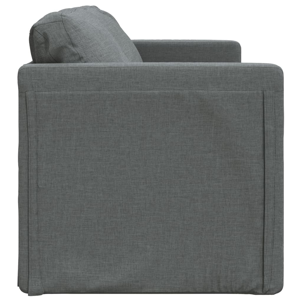 Bodensofa, Boden sofa, Bodencouch, Bodensofa mit Schlaffunktion, Bodensofa klappbar, Stoff, Dunkelgrau, vidaXL, 5