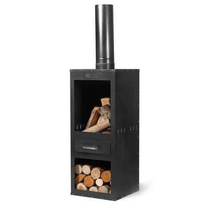 Gartenofen ROSA, Outdoorgrill, Gartenkamin, Outdoor-Küchenofen, Garten-Kamin, Zeltofen Gartenofen, Handgemachte Qualität, 3