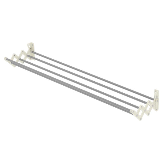 Colombo Soffietto 120 - Wäscheständer Wand, Ausziehbarer Wand-Wäschetrockner, Aluminium