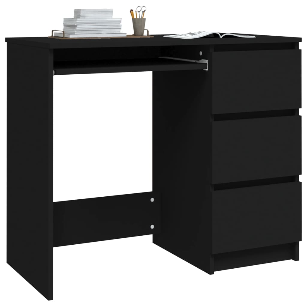 Schreibtisch, Schreibtisch Schmal, Schreibtisch mit Schubladen, vidaXL, 1