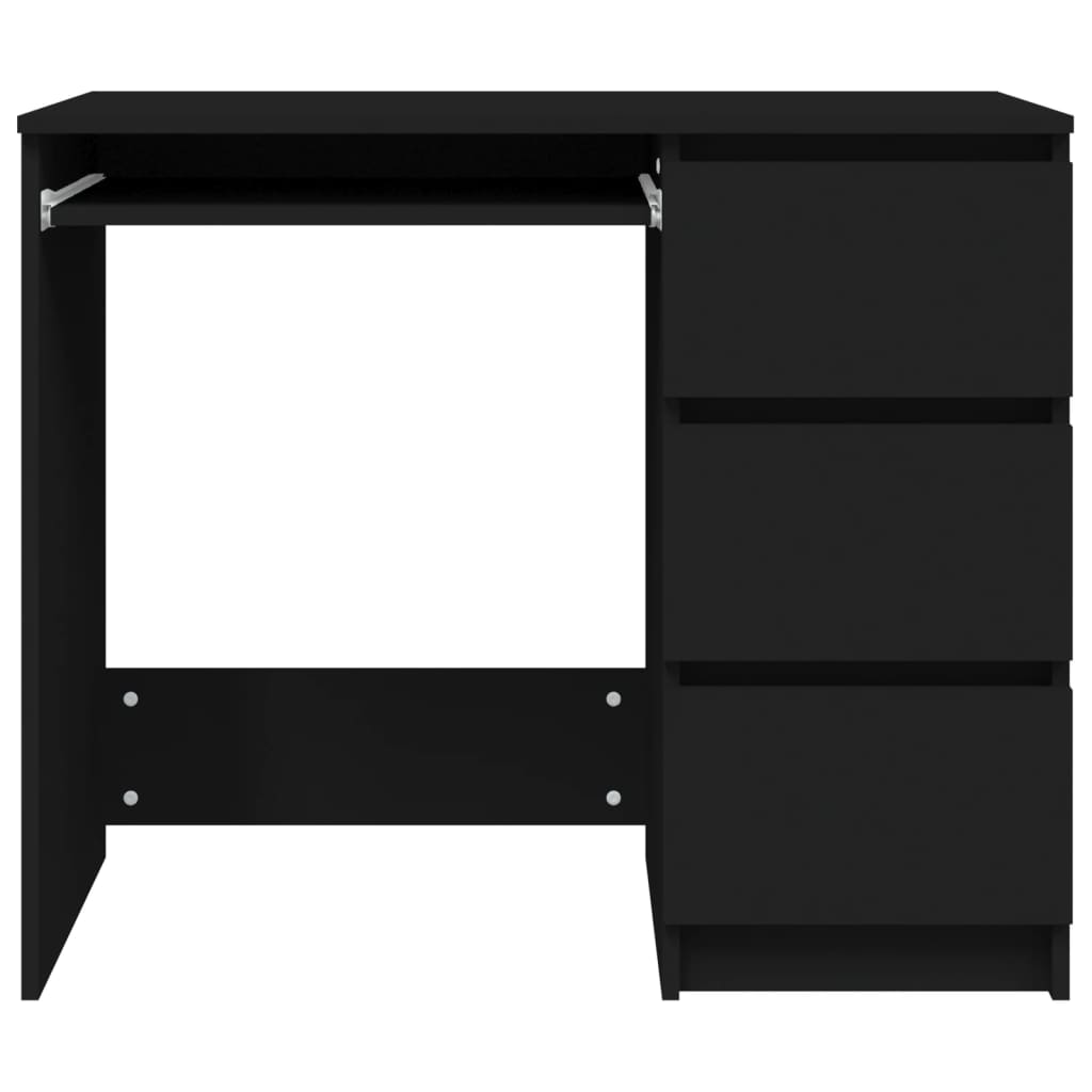Schreibtisch, Schreibtisch Schmal, Schreibtisch mit Schubladen, vidaXL, 6