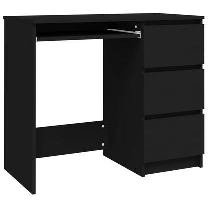 Schreibtisch, Schreibtisch Schmal, Schreibtisch mit Schubladen, vidaXL, 4