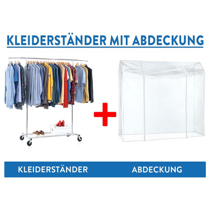 Stoffschrank, Faltschrank, Schwerlast Kleiderständer, bis 100 KG ,Kleiderständer mit Abdeckung, Tatkraft Duncan & Big, 2