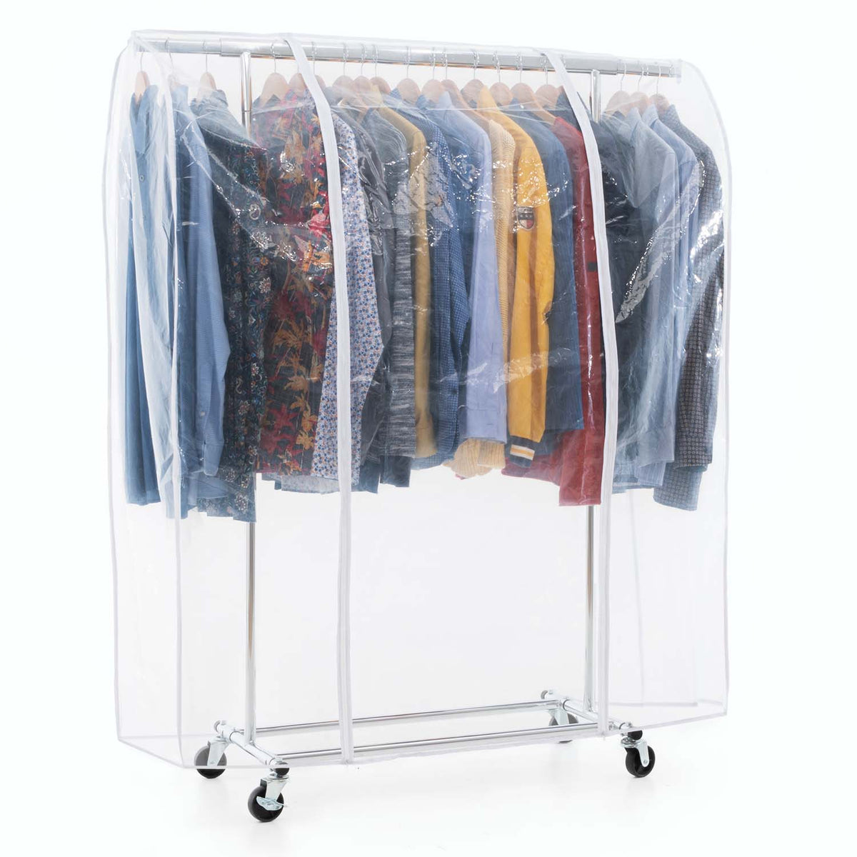 Stoffschrank, Stoffkleiderschrank, Faltschrank, Schwerlast, Kleiderständer mit Abdeckung, Tatkraft Danko & Anwalt, 1