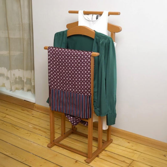Stummer Diener, Made in Italy, Herrendiener Modern, 35x35x102 cm, Herrendiener Holz, Kirschbaum, Tatkraft Duke, 6