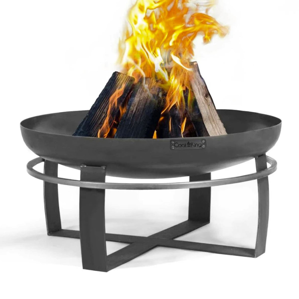Feuerschale, Feuerschale Garten, Feuerschale 60 cm, Höhe: 36cm, aus Stahl, Cook King Viking, 2