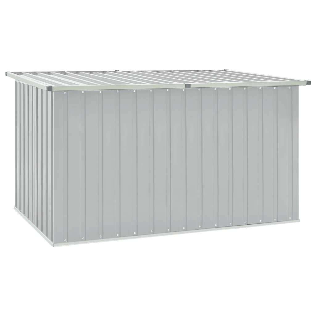 "Gartenbox Metall, Gartenbox xxl, 171x99x93 cm, Aufbewahrungsbox garten, Werkzeugkasten, Verzinktem Stahl, Grau, vidaXL, 1