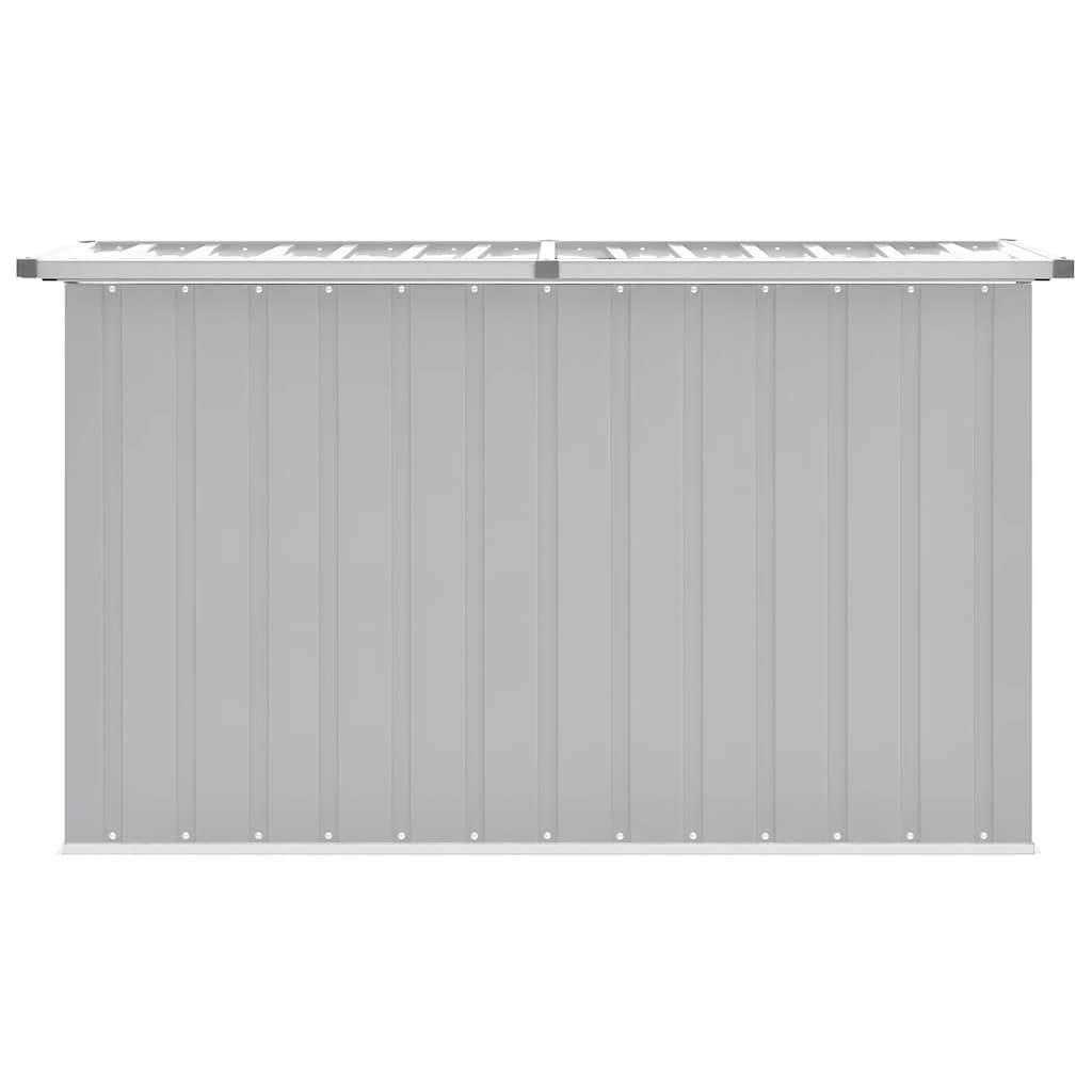 Gartenbox Metall, Gartenbox xxl, 149x99x93 cm, Aufbewahrungsbox garten, Werkzeugkasten, Verzinktem Stahl, Grau, vidaXL, 2