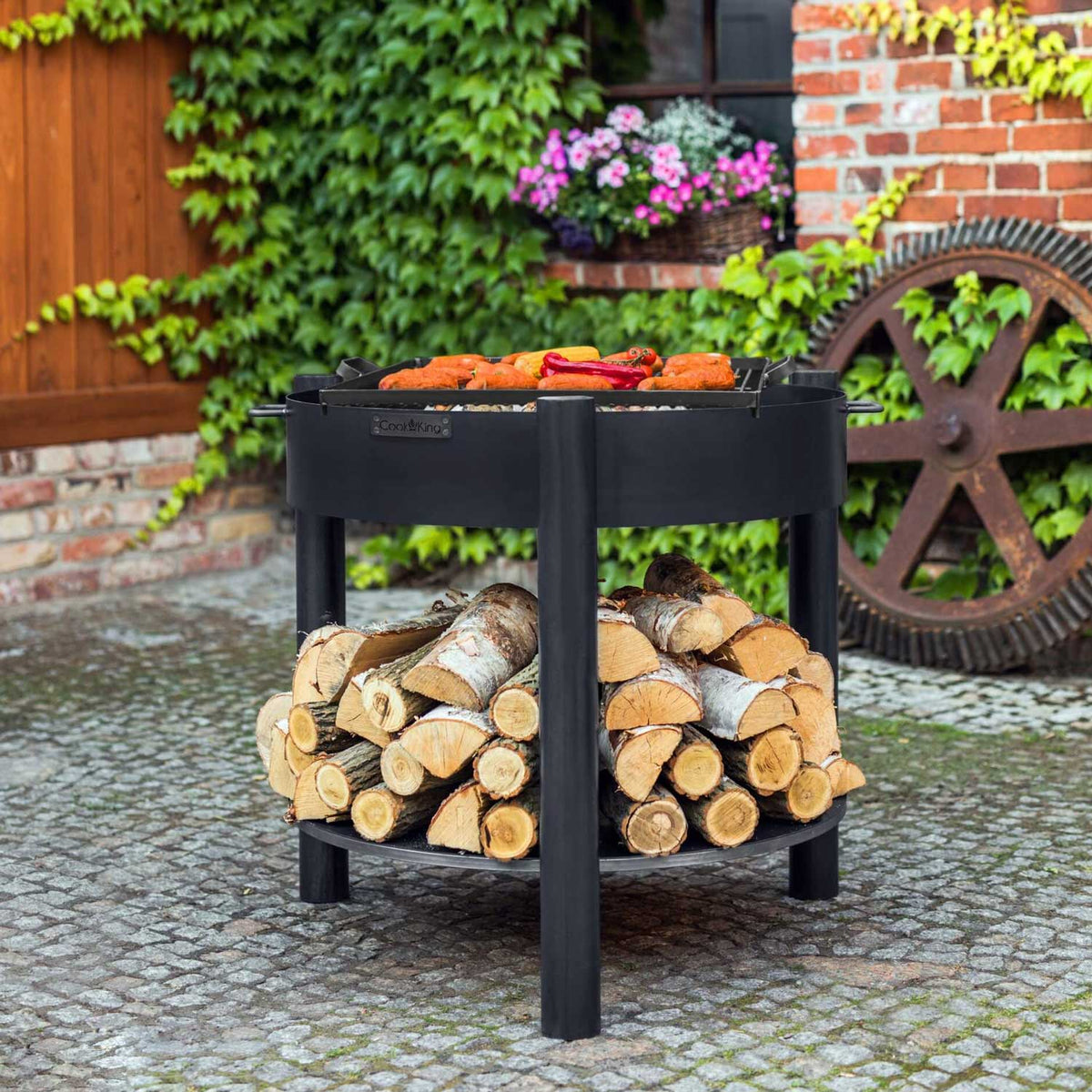 Feuerschale hoch MONTANA - Dia. 80cm, 4