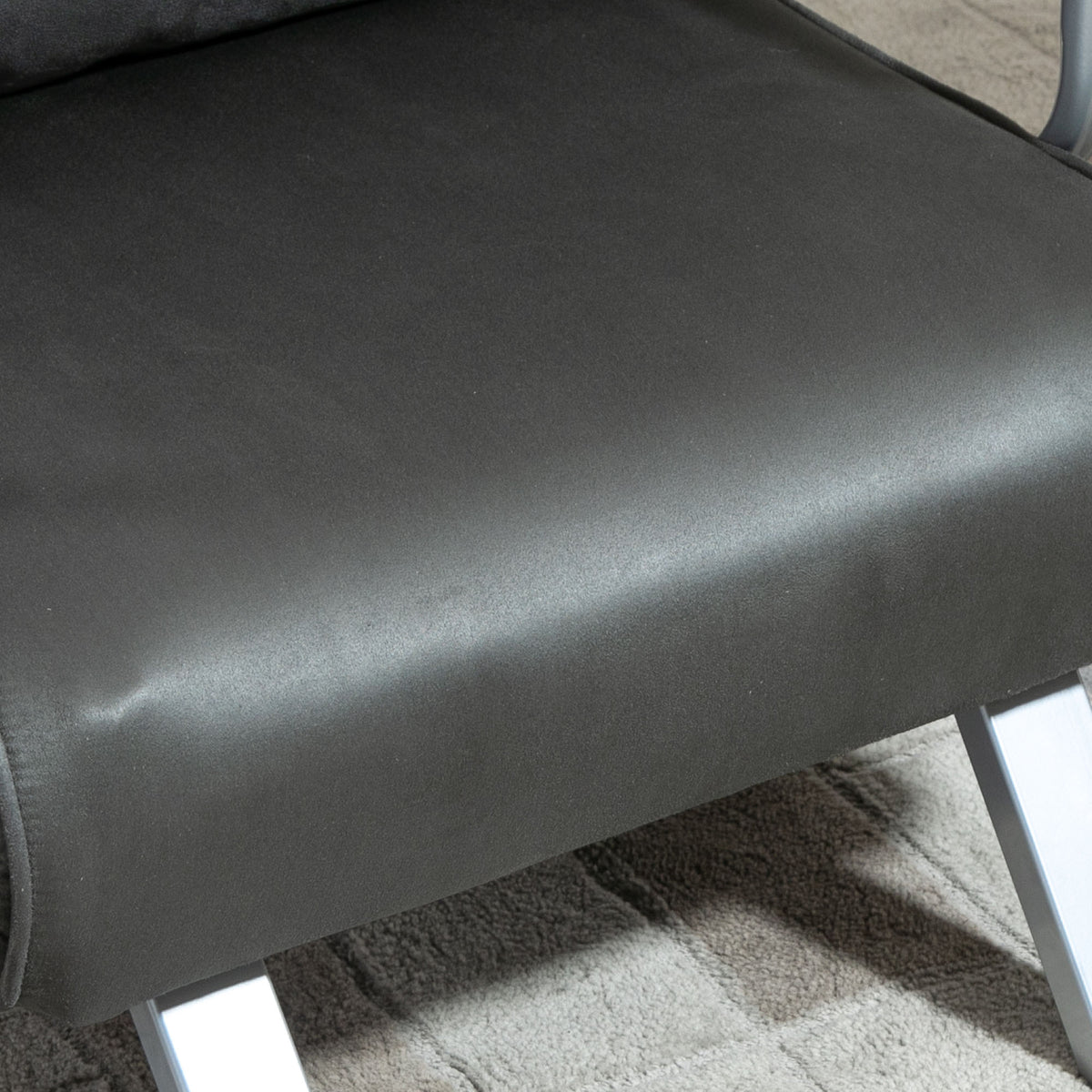 HOMCOM – 3-in-1-Schlafsessel mit 5-fach verstellbarer Rückenlehne und Kissen, 65 × 69 × 80 cm, Grau