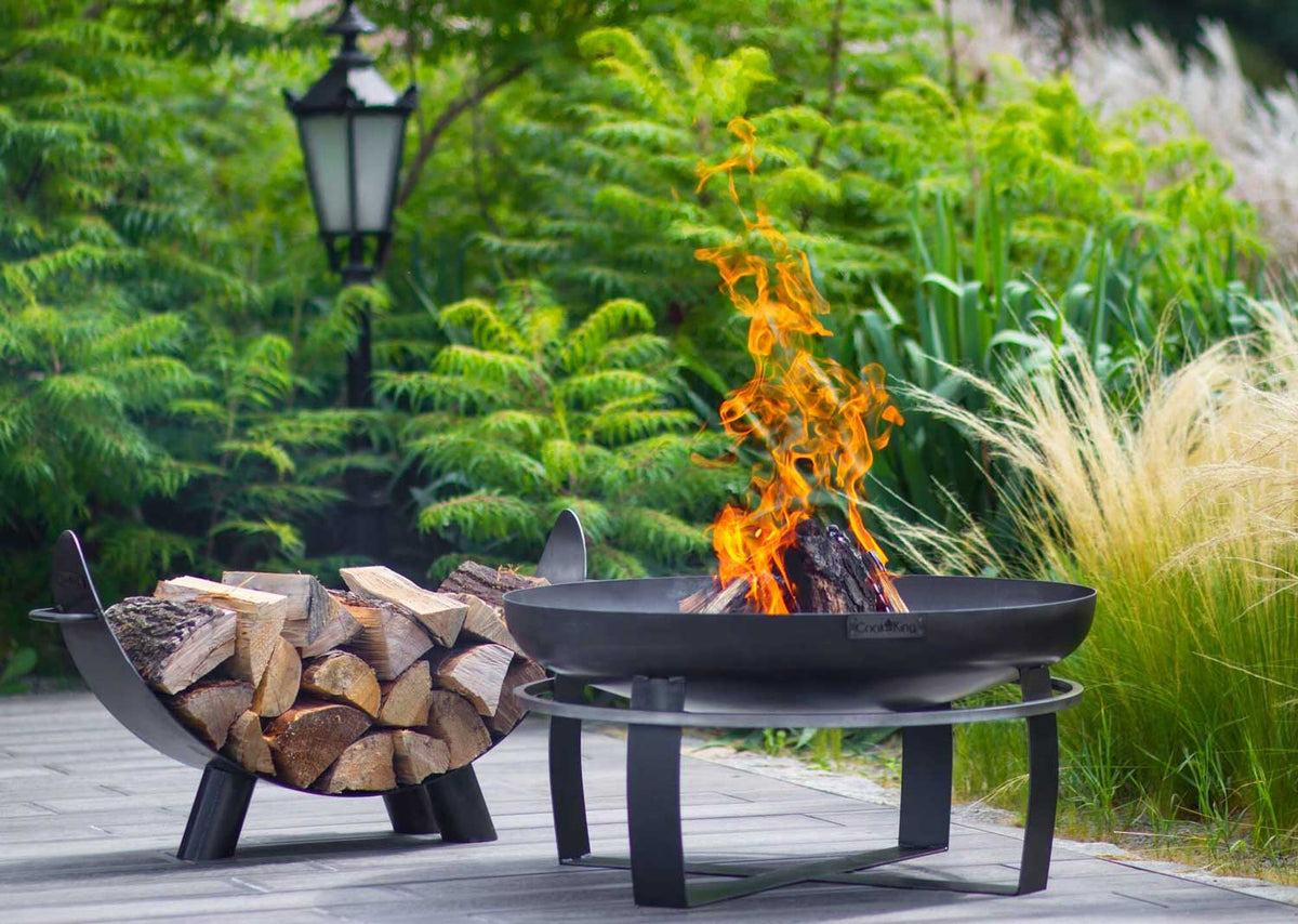 Feuerschale, Feuerschale Garten, Feuerschale 70cm, Höhe: 36cm, aus Stahl, Cook King Viking, 11
