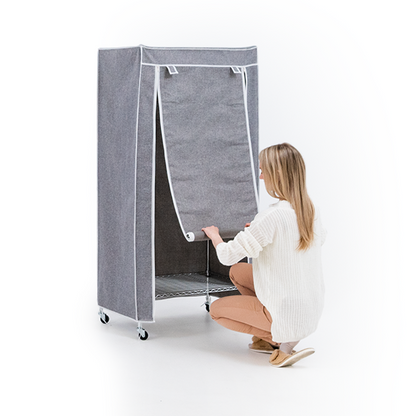 Stoffschrank, Stoffkleiderschrank, Faltschrank, Kleiderschrank Stoff, Stoff Kleiderschrank, Faltkleiderschrank, 4